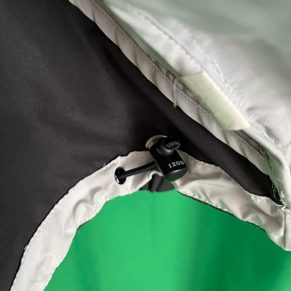 IZOD jacket, men’s medium, gray and cream color, good condition - Picture 5 of 9